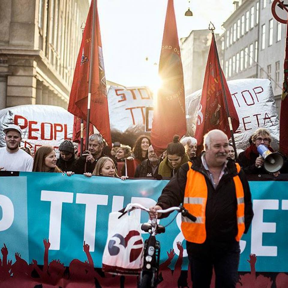 Stop CETA og TTIP demo