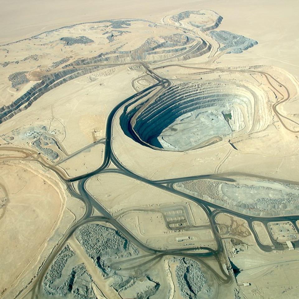 Husab mine aerial view